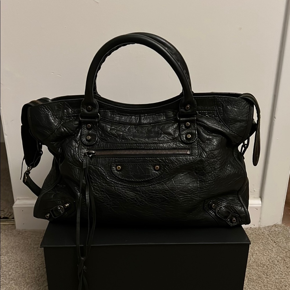Balenciaga City Bag in Black